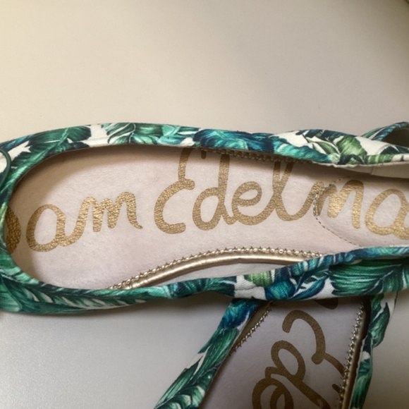 Sam Edelman Felicia Palm Leaves Ballet Flats Green Size 10.5 - Picture 5 of 6